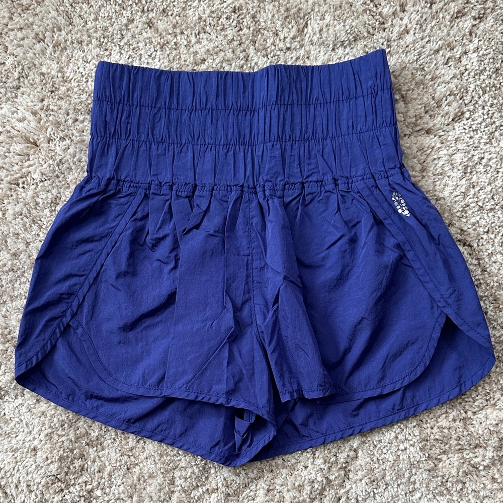 2/$25 FP Movement by Free People Women's Blue High-Waisted Shorts